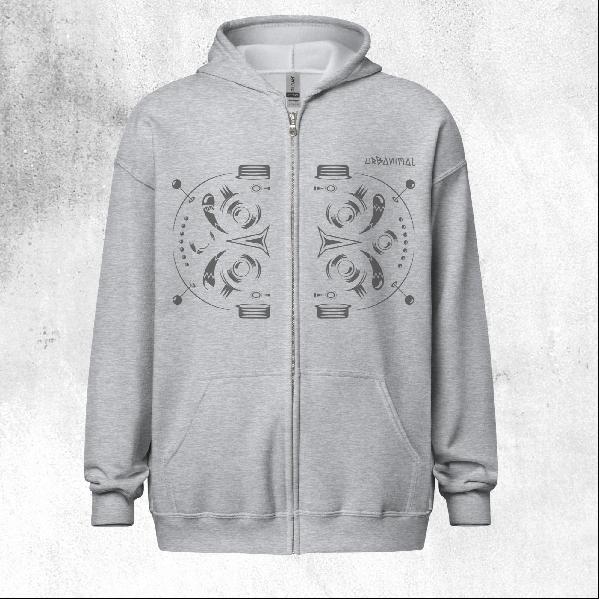 unisex heavy blend zip hoodie sport grey front 6953bf9ace84e