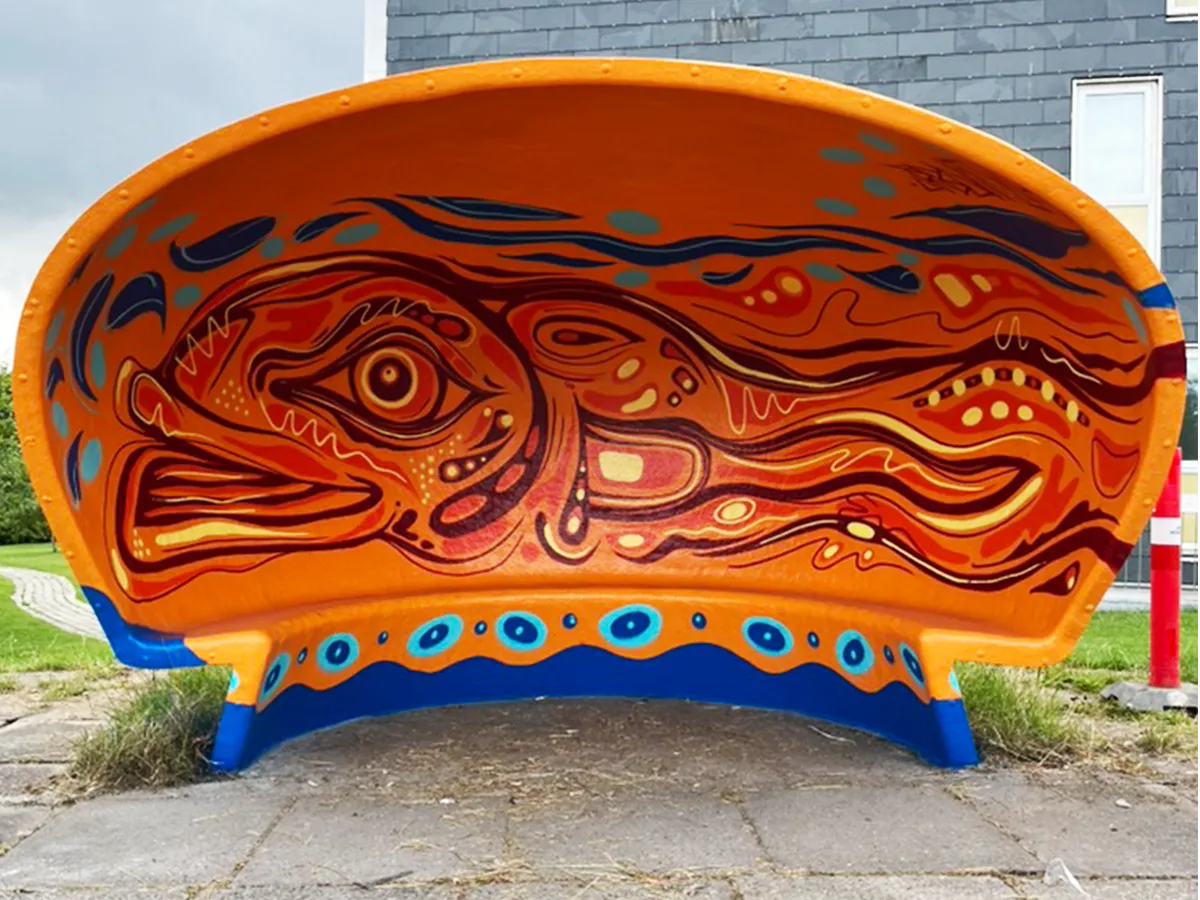 Urbanimal bus stop artwork